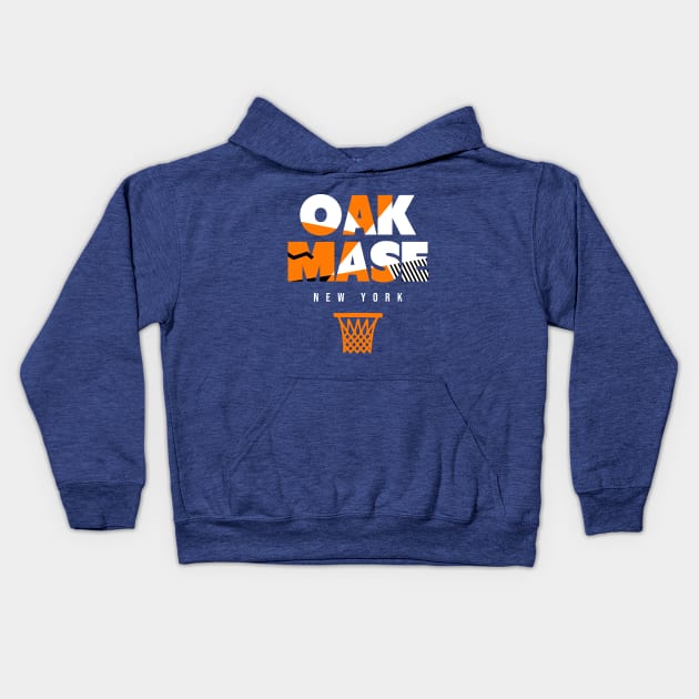 Vintage 90s New York Basketball Kids Hoodie by funandgames